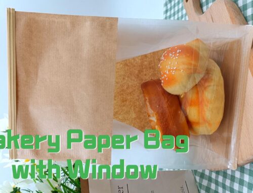 Bakery Bliss: Discover the Bakery Paper Bag with Window.#leabonpack #bakery #paperbag