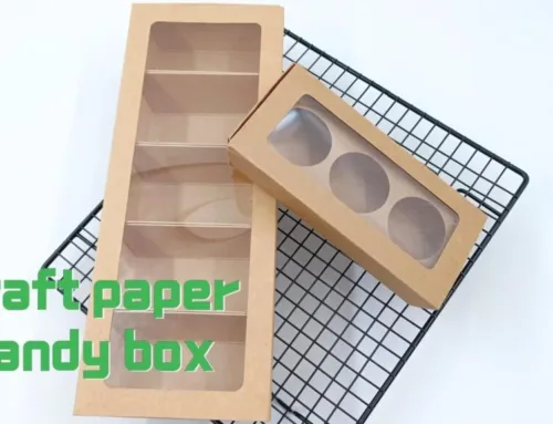 Kraft paper candy box can custom size and printing.#leabonpack #kraftpaperbox