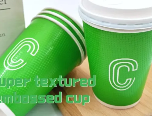 Super textured embossed cup can custom the size and printing.#leabonpack
