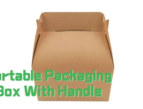 Portable packaging box with handle can custom logo and size for your brand.#leabaonpack #paperbox