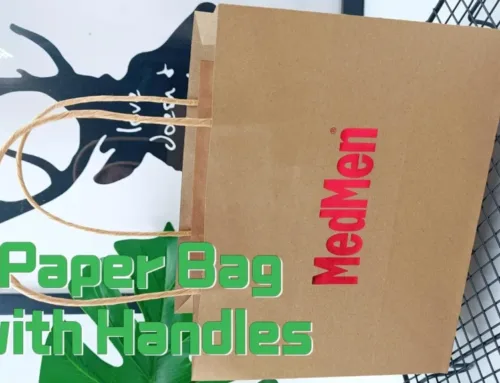Sustainable Shopping: Discover the Shopping Paper Bag with Handle.#leabonpack #paperbag