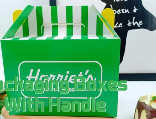 Takeaway fast food custom paper box with handle for your brand.#leabonpack #takeawaybox #handlebox