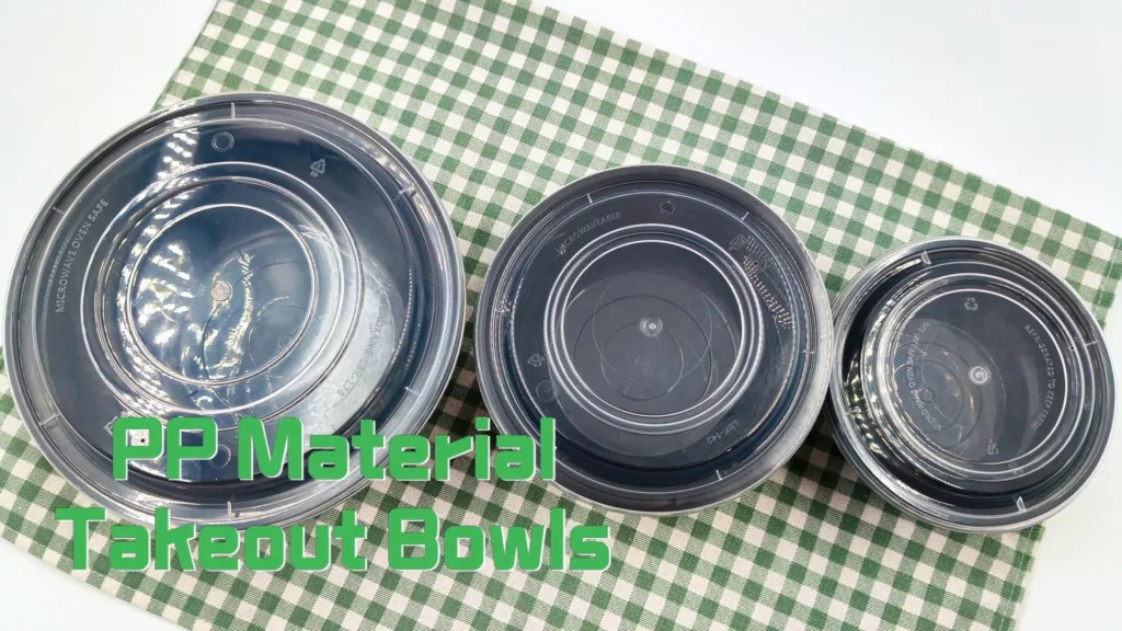Why Top Restaurants Choose Our Black PP Bowls.#leabonpack #kraftbox #takeaway #PPbox