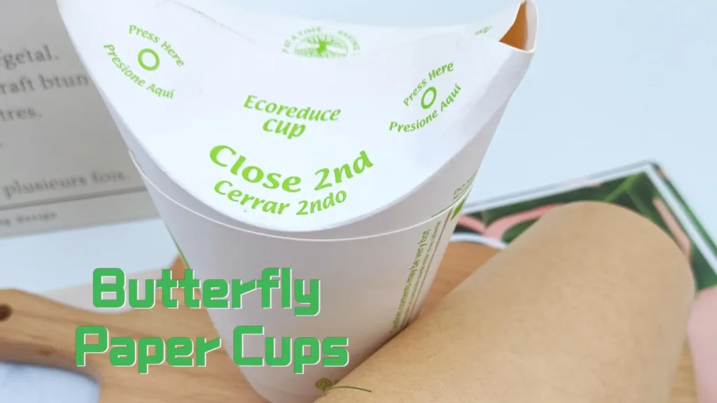Elevate Your Beverage Ritual: Introducing the Butterfly Paper Cups.#leabonpack #butterflypapercups