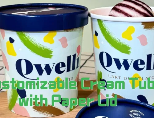 Bright, eco-friendly ice cream tubs with a paper lid – make your treat pop!#leabonpack #icecream