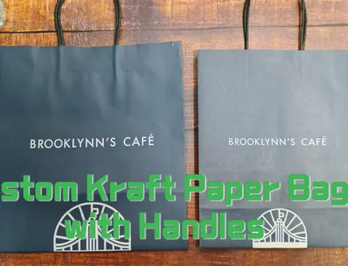 Custom different sizes kraft paper bags with handles for branding !#leabonpack #paperbags