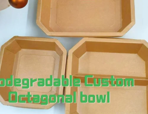 Kraft paper octagon lunch box to create a healthy friendly dining experience! #leabonpack #kraftbox