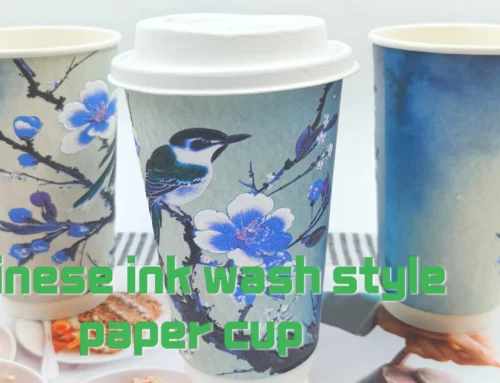 A unique design that makes every cup a work of art! #leabonpack #papercups #takeaway